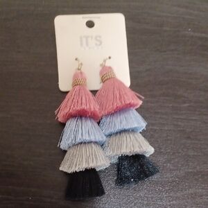 IT'S Multicolor Tassel Earrings